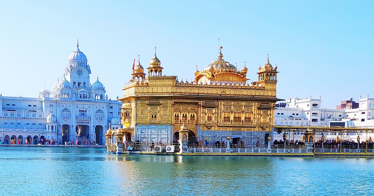 Golden Temple with Golden Triangle