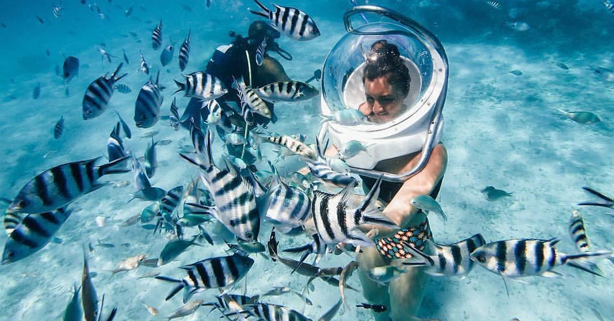 underwater sea walk mauritius